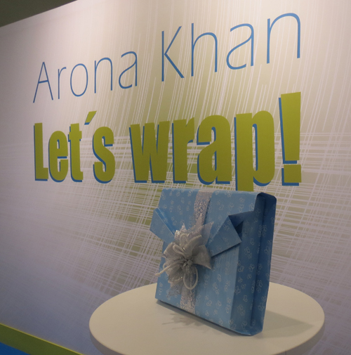 Arona's gift wrapping demonstrations at Paperworld 2015