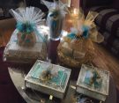 Gifts wrapped for a Coptic Christian betrothal ceremony